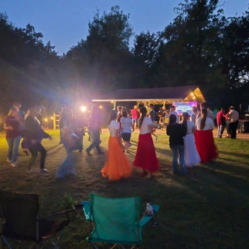 Community worship and gathering at Sukkot